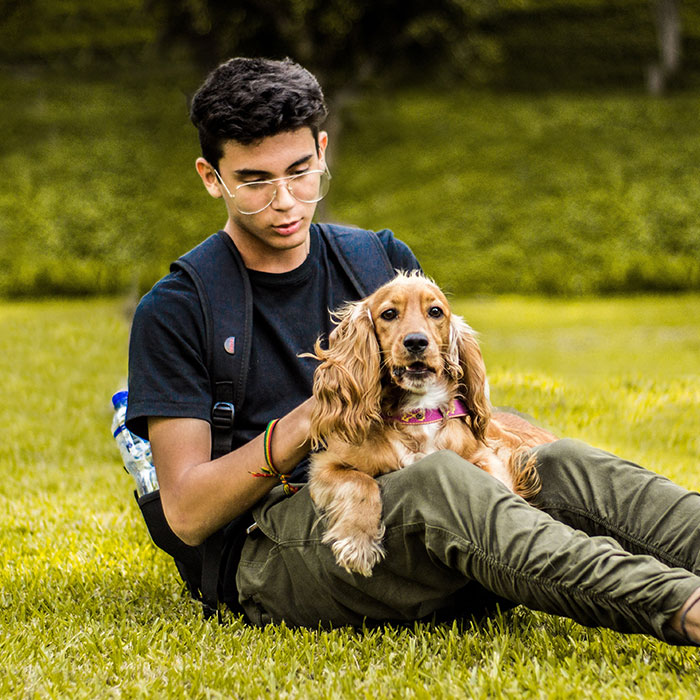 Man Holding Dog 1 Man Holding Dog 1